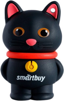 USB Flash SmartBuy Wild Series Котенок 64GB (черный)