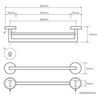 Держатель для полотенца Bemeta Neo 104204055