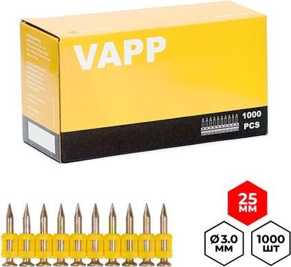 

Гвозди для пистолета VAPP VAPP.CN325 (1000 шт)