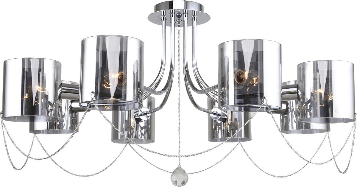 

Люстра средней высоты Escada Intense 683/8P E14*40W Chrome