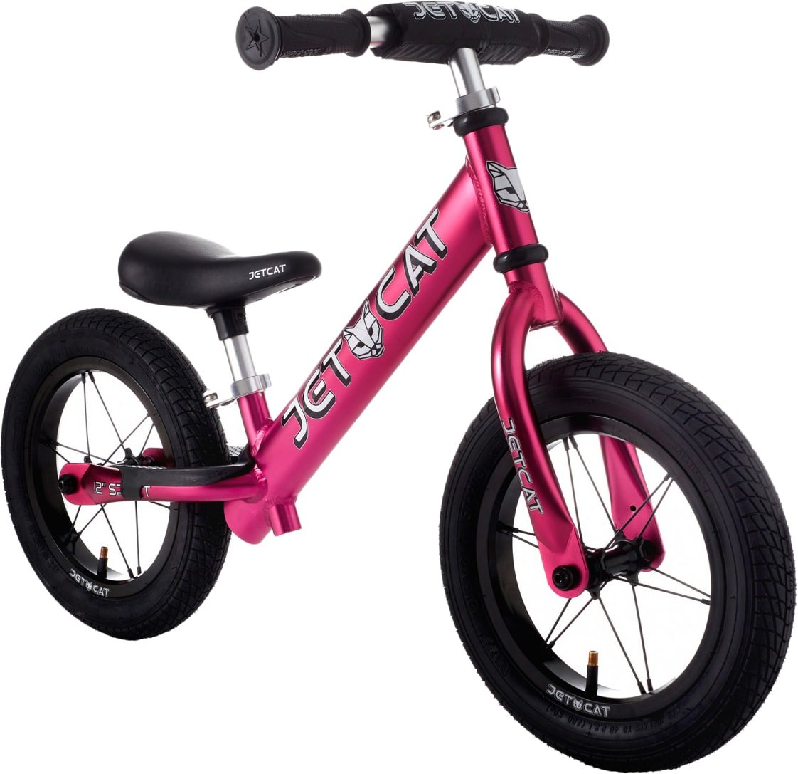 

Беговел JetCat Sport 12 SLT Air (малиновый)