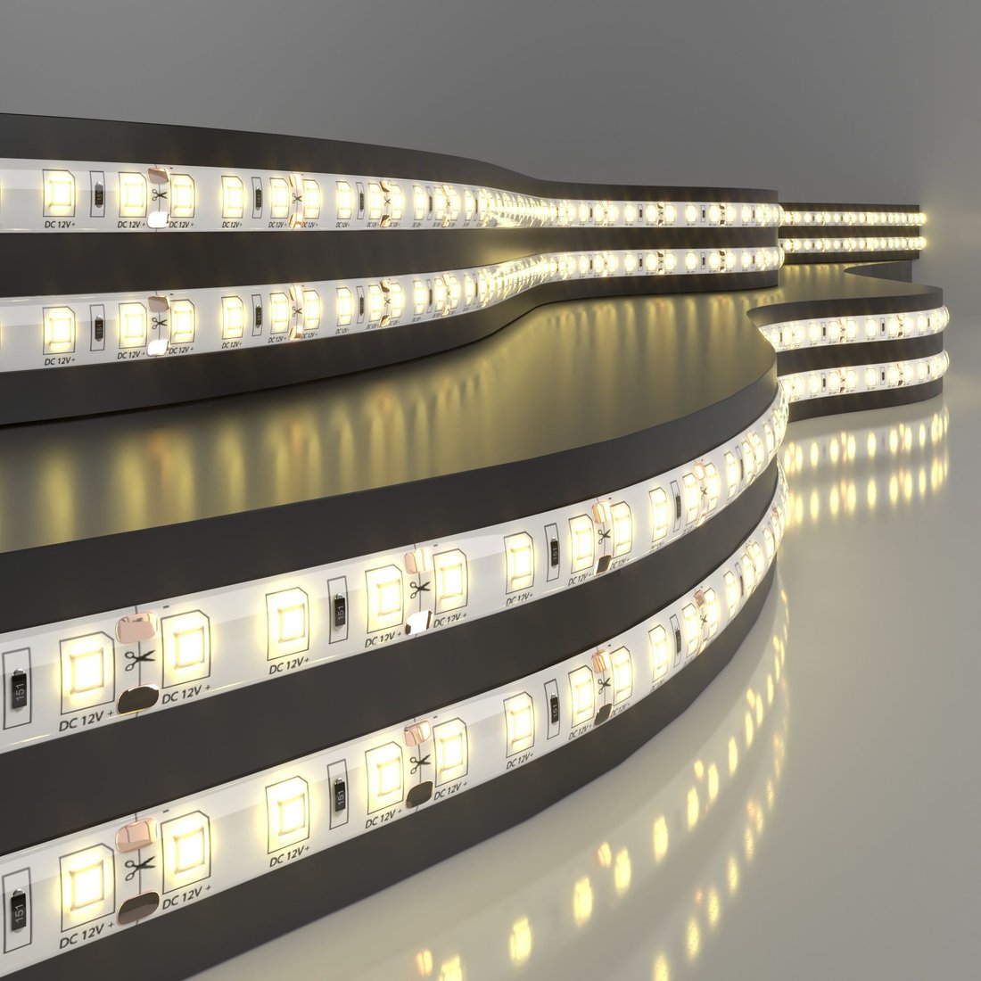 

Светодиодная лента Elektrostandard 12V 9.6W 120Led 2835 IP65 теплый белый a052849
