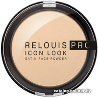 Компактная пудра Relouis Pro Icon Look Satin Face Powder (тон 01)