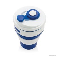 Термокружка Xindao P432.605 350 мл (синий/белый)