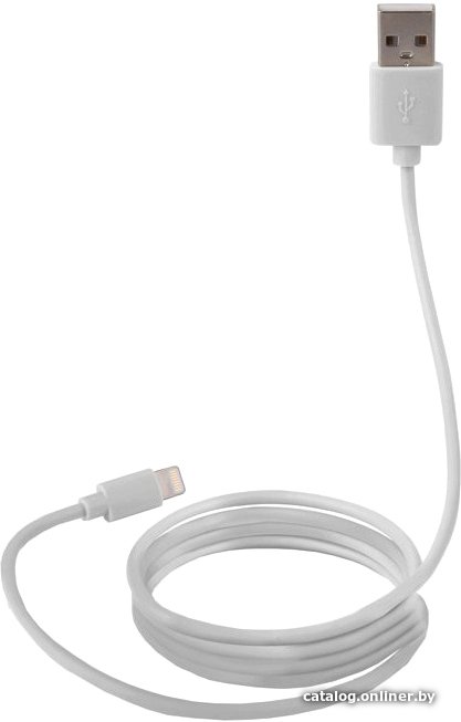 Кабель Canyon MFI-1 CNS-MFICAB01W USB Type-A - Lightning (1 м, белый)