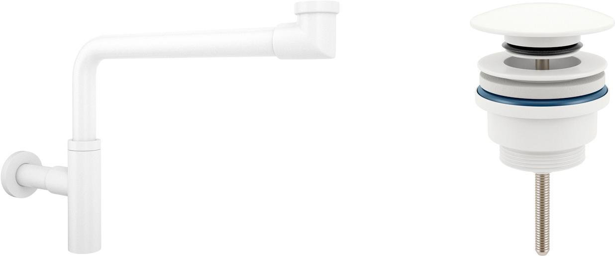 

Сифон Wellsee Drainage System 182128003 (сифон, донный клапан, матовый белый)