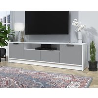 Тумба Интерлиния ТВ Концепт КТ-ТВ4-50 (серебро/белый платинум)