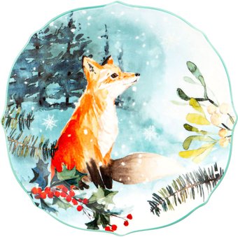 Тарелка десертная Lefard Лесная сказка Лиса 409-157