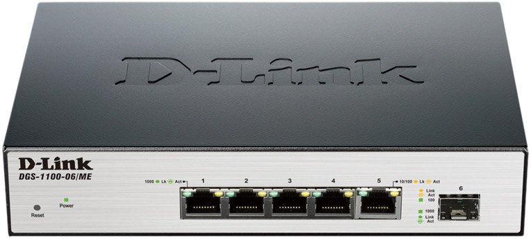 

Настраиваемый коммутатор D-Link DGS-1100-06/ME