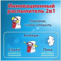 Средство для стекла и зеркал Clin Яблоко 500 мл