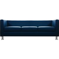 Софа Brioli Билли трехместный (экокожа, L18 синий)