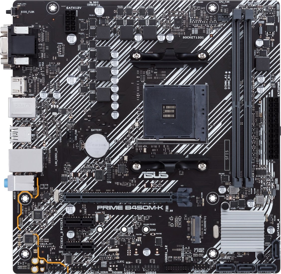 

Материнская плата ASUS Prime B450M-K II