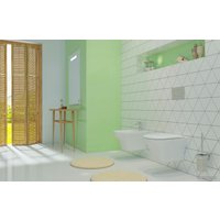 Унитаз подвесной Lavinia Boho Bristol Rimless 21010007 (чаша, пневмокрышка, шум-я)