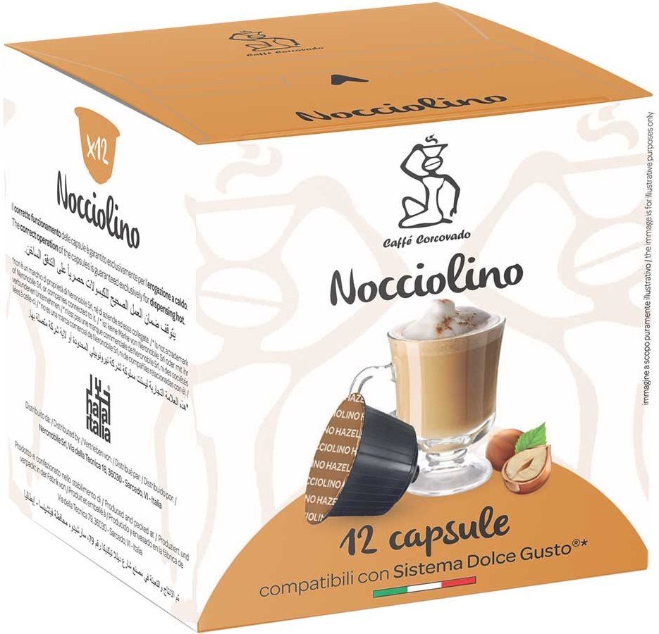 

Кофе в капсулах Corcovado Nocciolino 12 шт