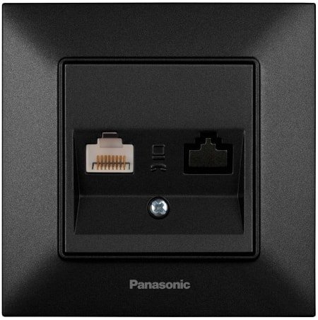 

Розетка компьютерная Panasonic Arkedia Slim WNTC04042BL-BY