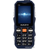 Кнопочный телефон Maxvi P100 (синий)