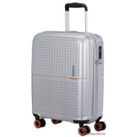 Чемодан-спиннер American Tourister Geopop Metallic Silver 55 см