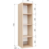 Шкаф распашной Аквилон Рэя №8 (туя светлый/кашемир)