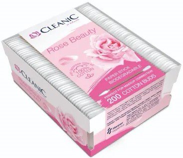 

Ватные палочки Cleanic Rose Beauty в коробке (200 шт)