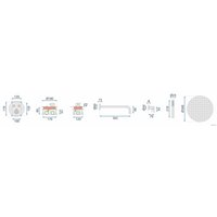 Душевая система  Rea Lungo Miler Brush Gold P6716 в Бобруйске