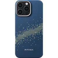 Чехол для телефона Pitaka StarPeak Tactile Woven для iPhone 16 Pro (синий)