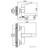 Смеситель Ledeme L3181B