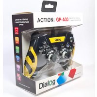 Геймпад Dialog GP-A30 (черный/желтый)