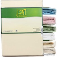 Простыня Альвитек Сатин однотонный 214x220 ПР-СО-22-КРЕМ (кремовый)