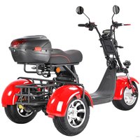 Электроскутер White Siberia CityCoco WS-Pro Trike 3000W 21Ah (с красными брызговиками)