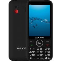 Кнопочный телефон Maxvi B35 (черный)