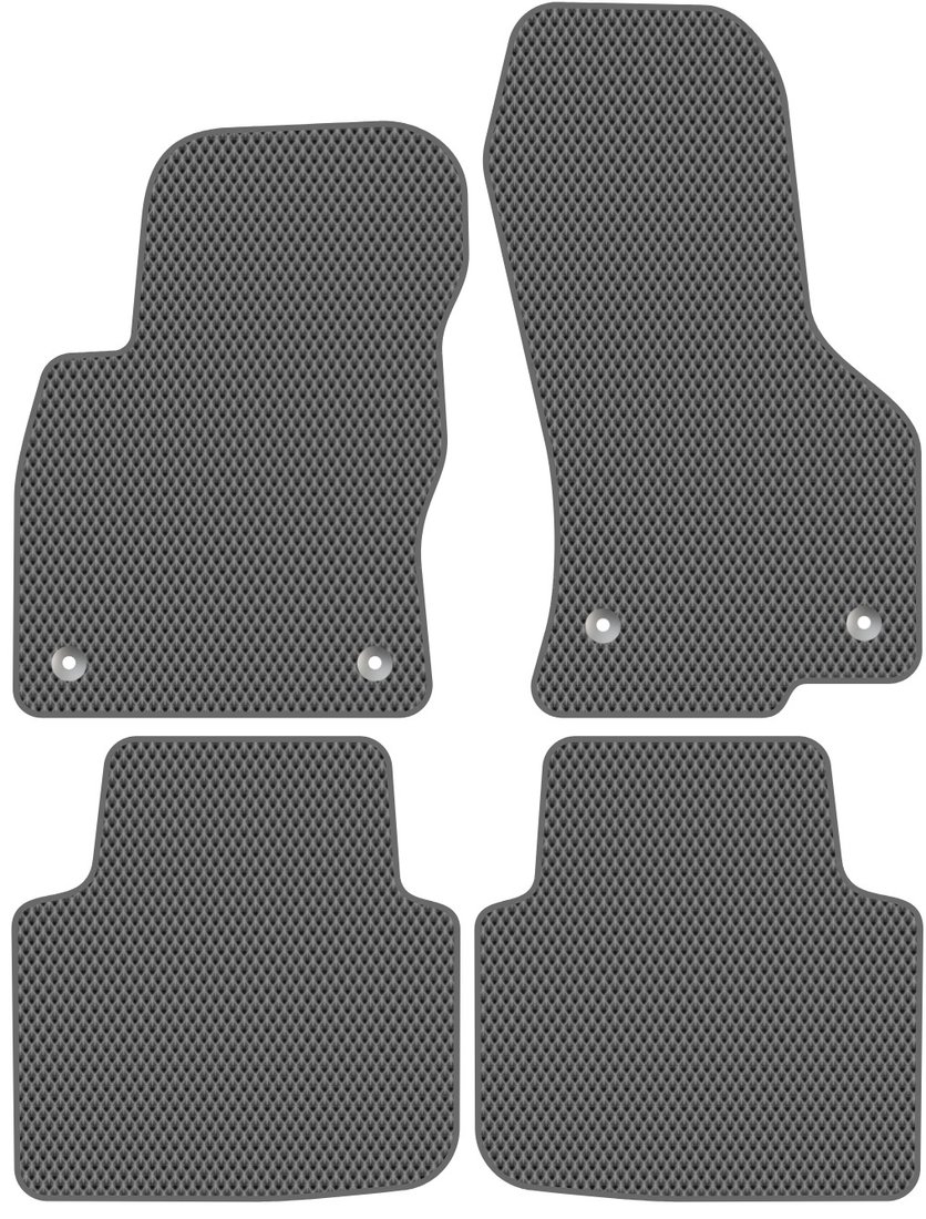 

Комплект ковриков для авто Alicosta Skoda Superb III (лифтбек, универсал / 3V3, 3V, 3V5) 2015 - Н.В. (серый, ромб)