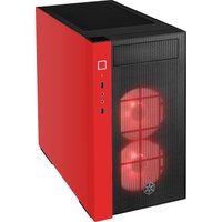 Корпус SilverStone RL08 (черный/красный)