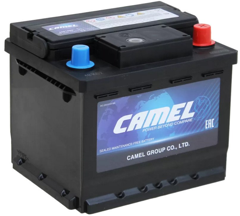 

Автомобильный аккумулятор Camel 55016 euro (50 А·ч)