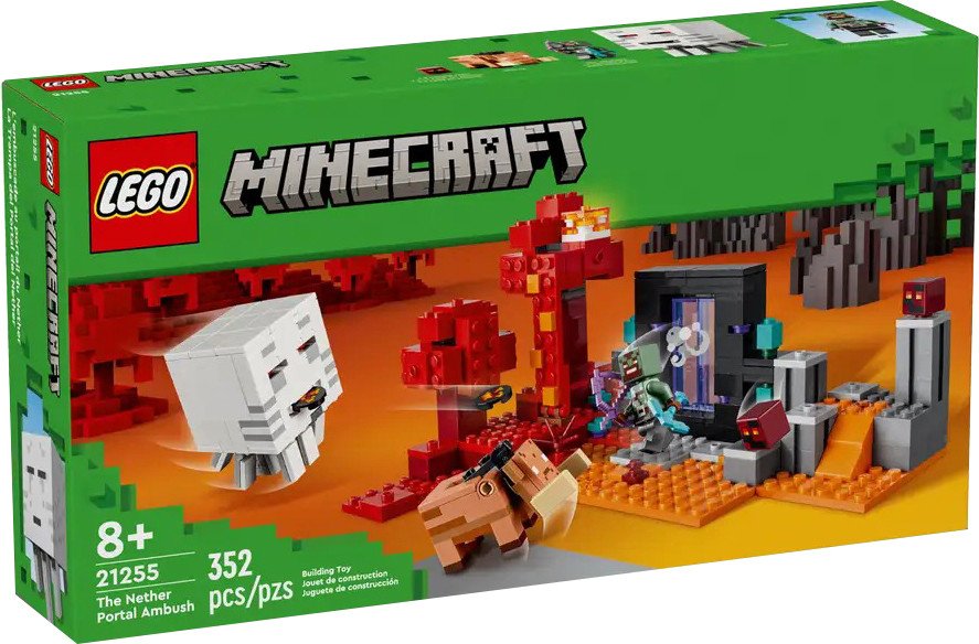 

Конструктор LEGO Minecraft 21255 Засада у портала в Нижний мир