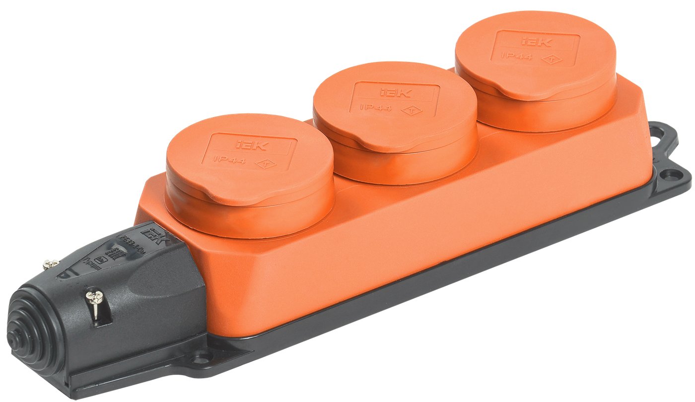 

Розетка промышленная IEK PKR61-016-2-K09