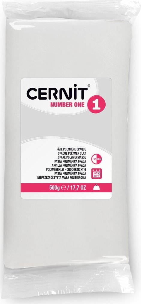 

Полимерная глина Cernit № 1 (500 г, белый)