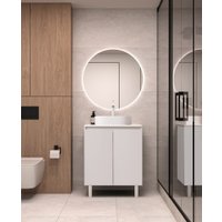  ЗОВ Тумба под умывальник M80LW0LWS-LDSPW (белый)