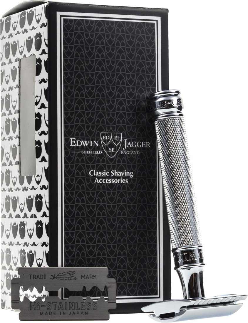 

Бритвенный станок Edwin Jagger DE89KN14BL Т-образный