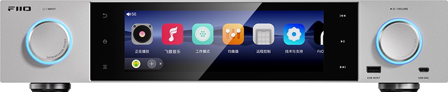 Сетевой ресивер FiiO S15 (серебристый)