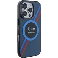 Чехол для телефона BMW Motorsport PC/TPU Circle and Tricolor (MagSafe) для iPhone 16 Pro Max BMHMP16X23HTPUV