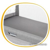 Приставная детская кроватка Joie Roomie Glide (foggy grey)