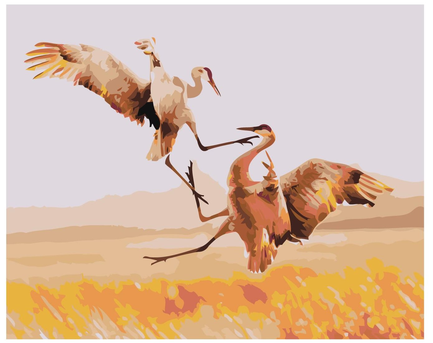 

Картина по номерам SLAVINA Журавли Z-AB289