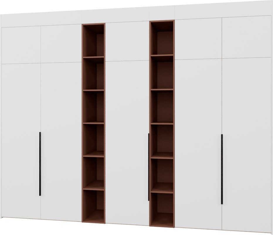 

Шкаф распашной Рэйгрупп Рэй S245-В16-1-EBL В16-1 (дуб элисон/белый премиум/античная латунь)