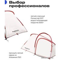 Треккинговая палатка RoadLike Pro Triple Light (белый)