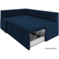 Угловой диван Мебель-АРС Атлантис левый 212x84x135 (темно-синий Luna 034)