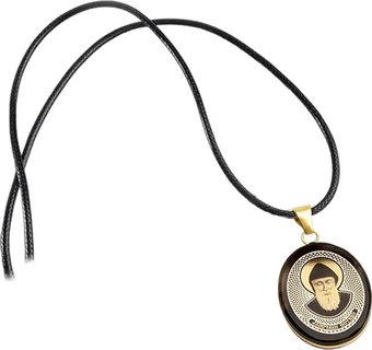 Кулон Wolves Нательная иконка Святой целитель Шарбель 41044