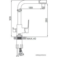 Смеситель Ledeme L4080-3