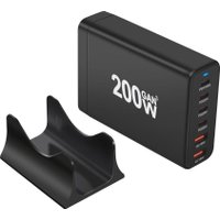 Сетевое зарядное USBTOP 1006P200WB 559244 (черный)