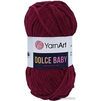 Пряжа для вязания Yarnart Dolce Baby 752 50 г 85 м (винный)