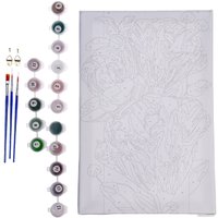 Картина по номерам Школа талантов Цветы для души 9295610